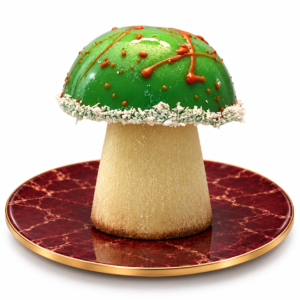Trampantojo de champiñón de pistacho